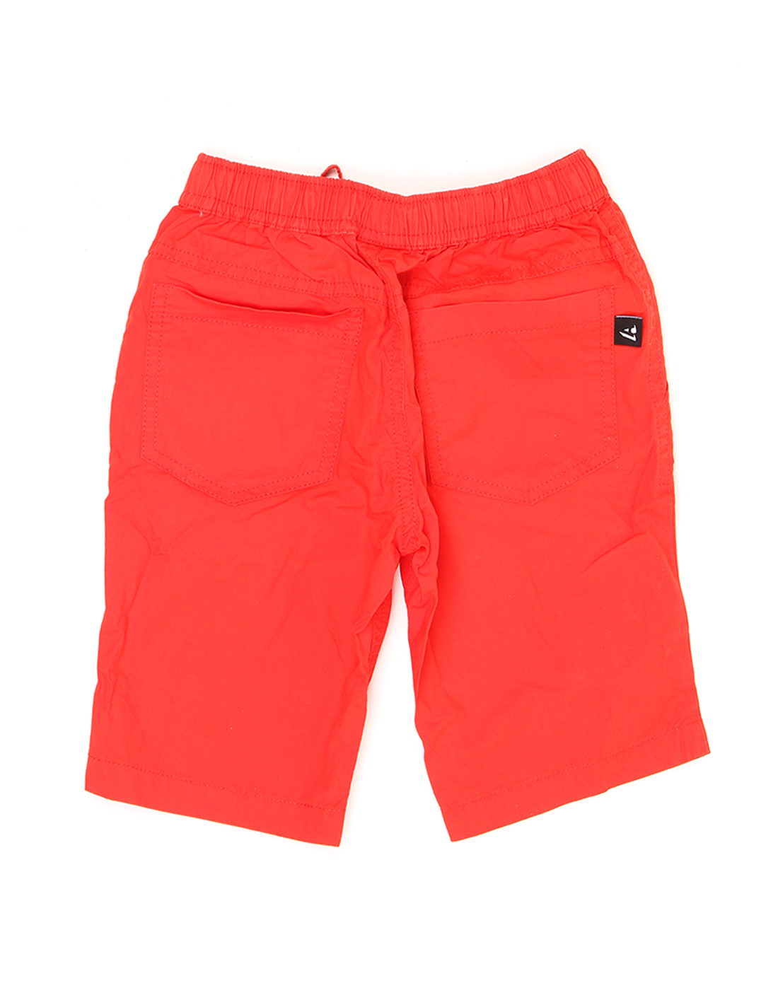 Actuel Boys Casual Wear Red Basic Shorts
