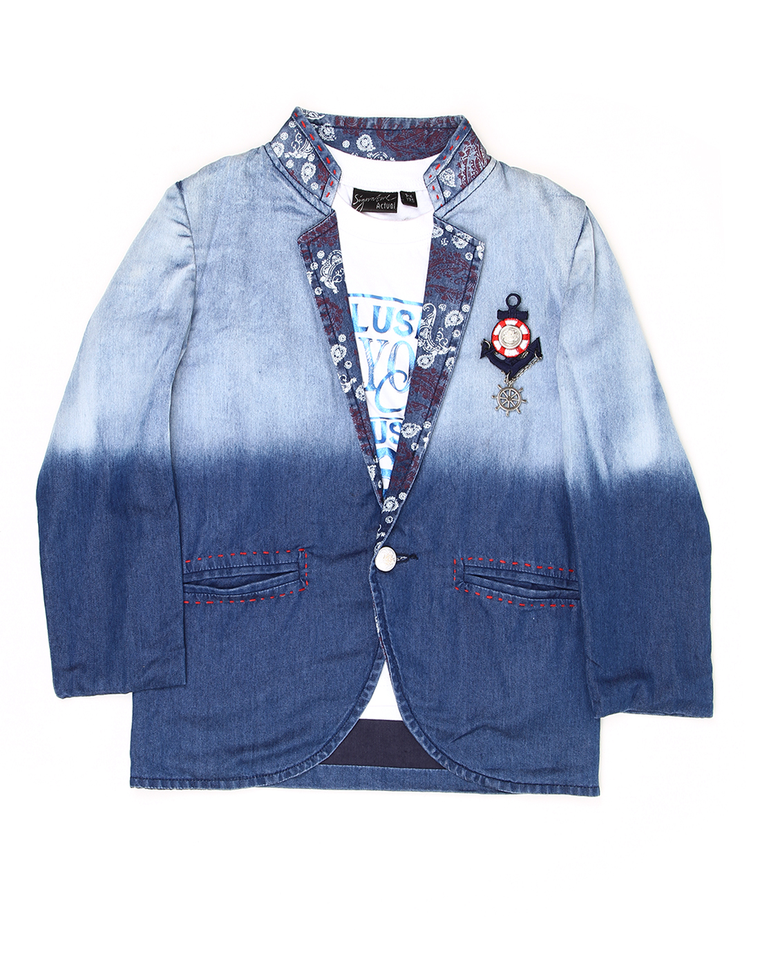 Actuel Infant Casual Wear Blue Blazer