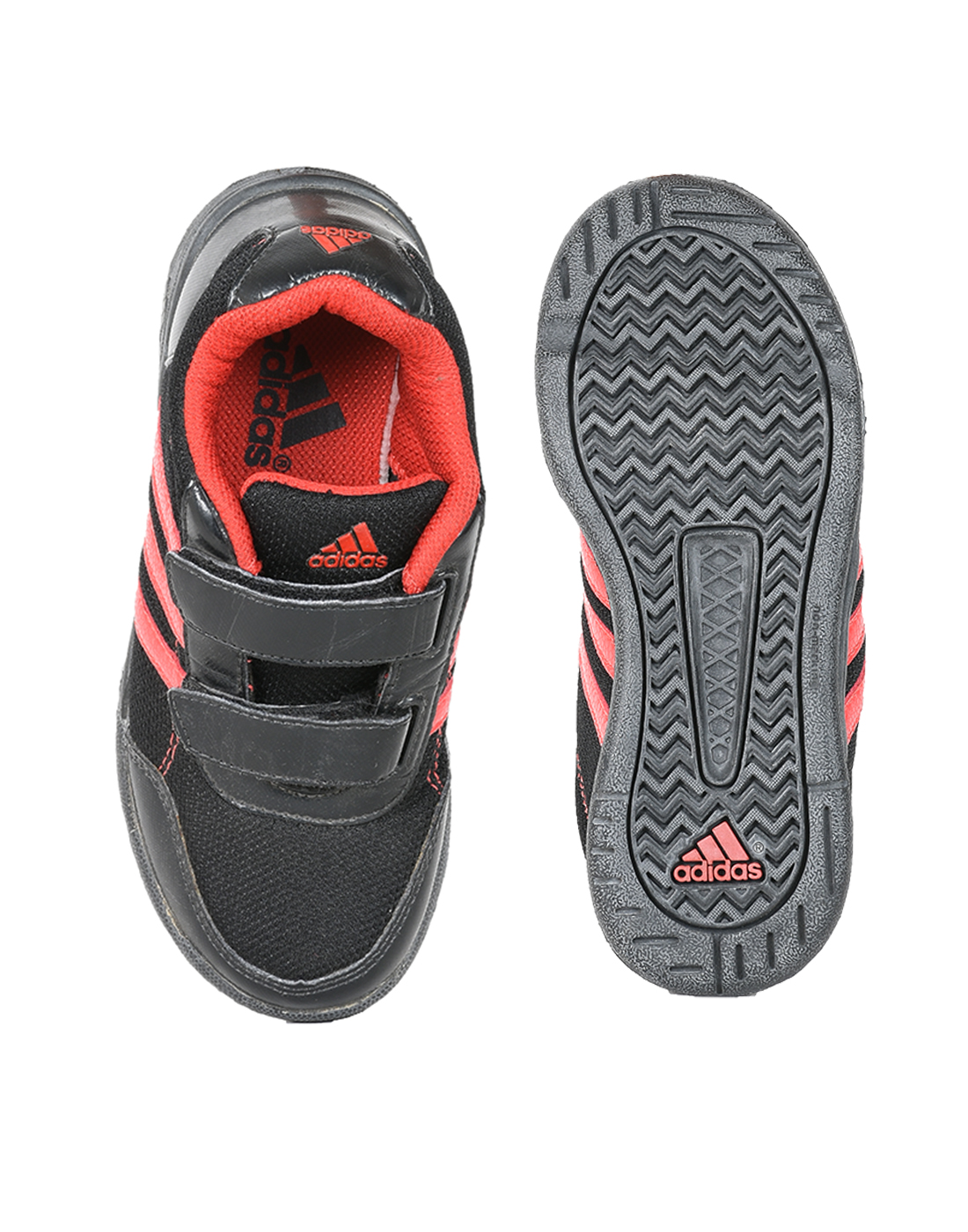 Adidas Boys Black Sports Shoes