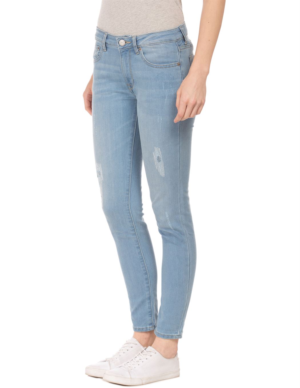 Aeropostale Women Casual Wear Sky Blue Jeans