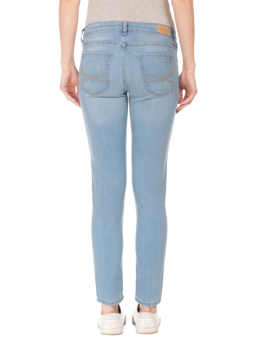 Aeropostale Women Casual Wear Sky Blue Jeans