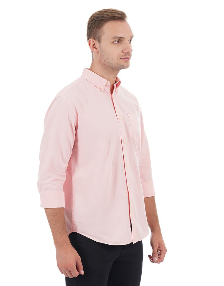 Aeropostale Men Casual Wear Solid Shirt