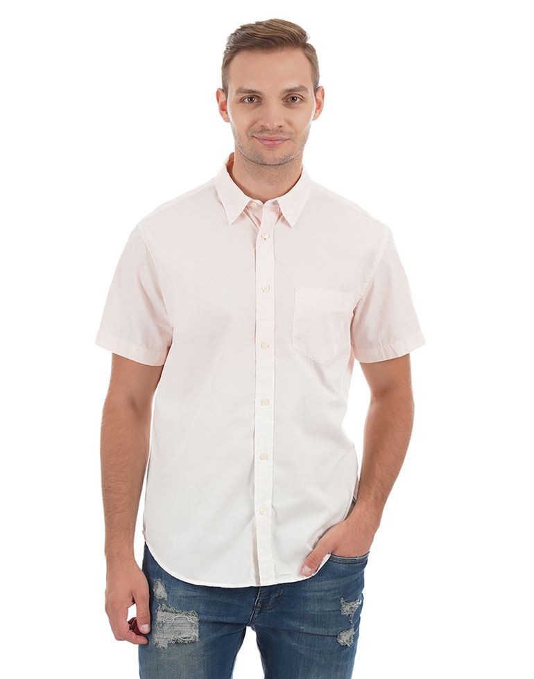 Aeropostale Men Casual Wear Solid Shirt