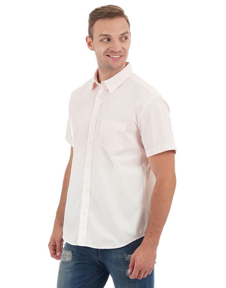 Aeropostale Men Casual Wear Solid Shirt