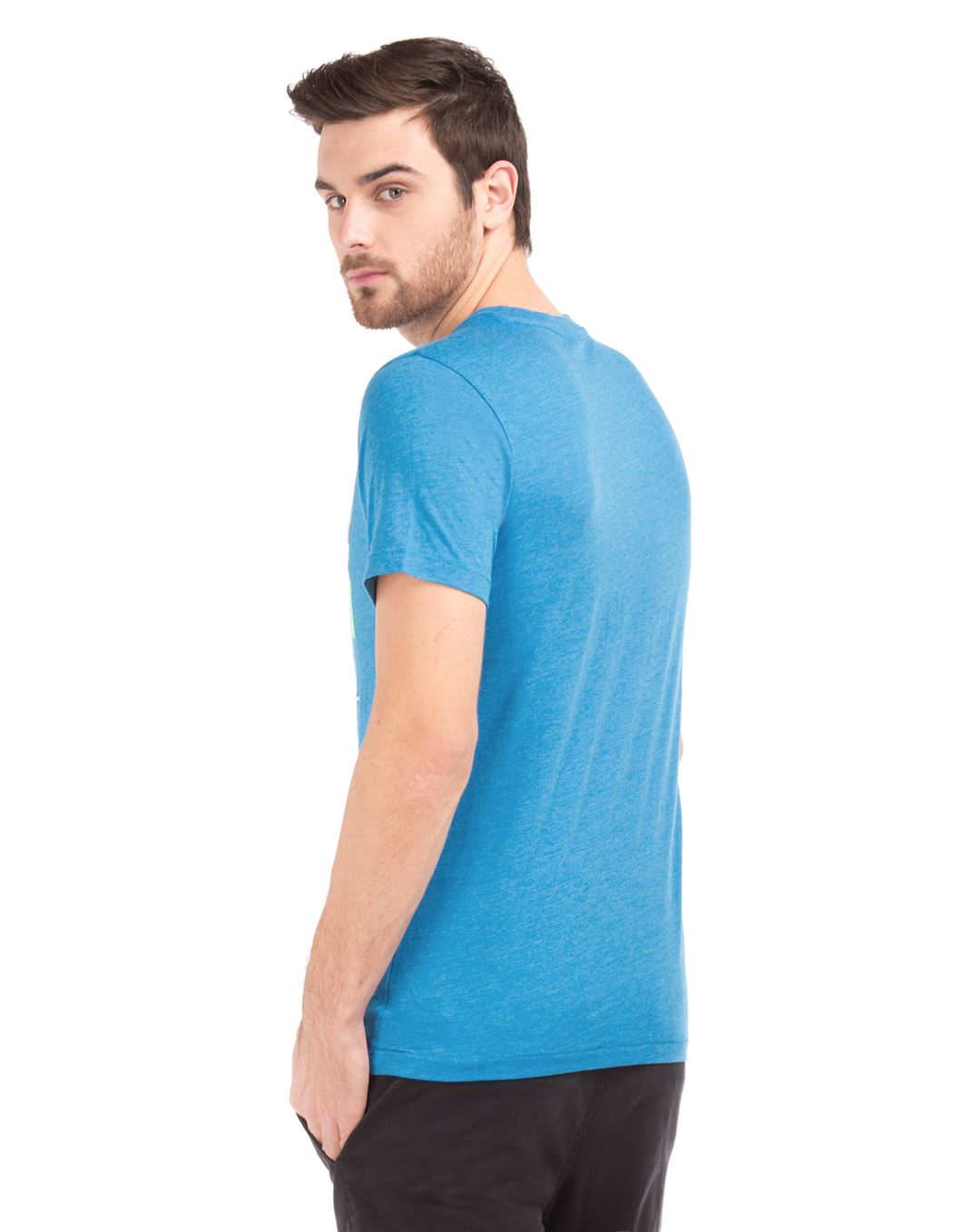 Aeropostale Men Casual Wear Blue  T-Shirt