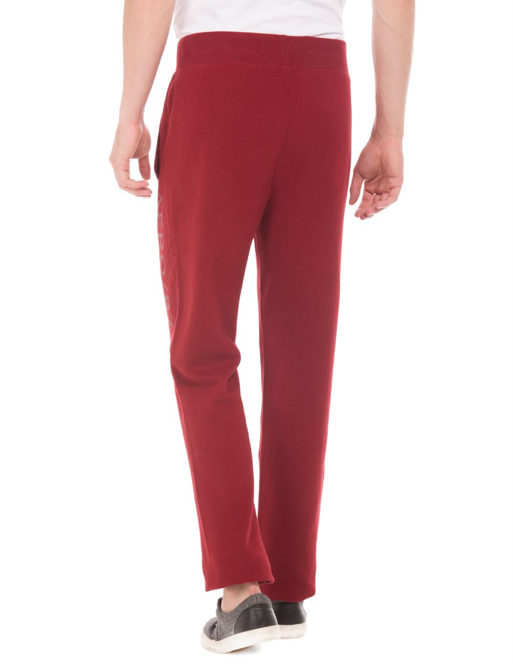Aeropostale Men Casual Wear Red  Track Pant