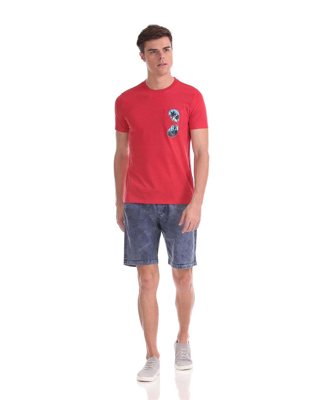 Aeropostale Men Casual Wear Solid Shorts