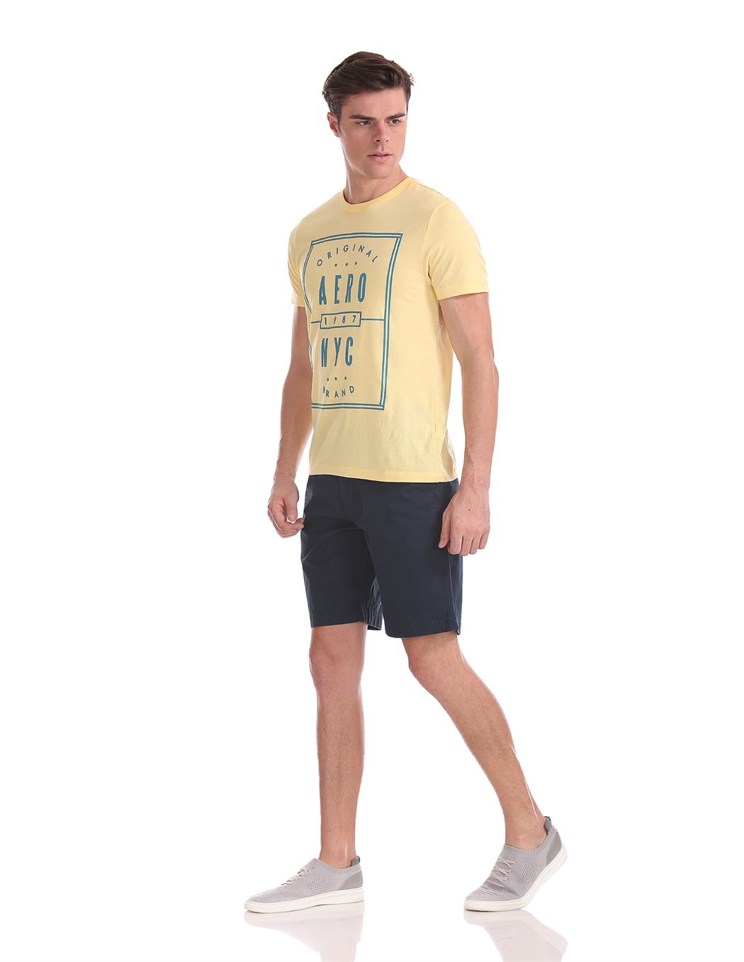 Aeropostale Men Casual Wear Solid Shorts