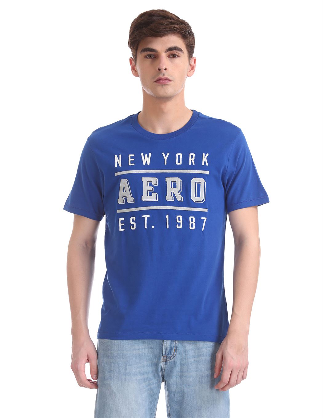 Aeropostale Men Casual Wear Graphic Print T-Shirt