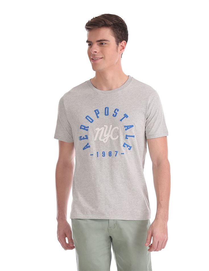 Aeropostale Men Casual Wear Graphic Print T-Shirt