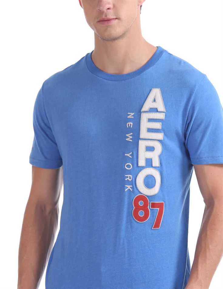 Aeropostale Men Casual Wear Printed T-Shirt