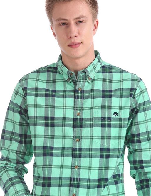 Aeropostale Men Casual Wear Checkered Shirt