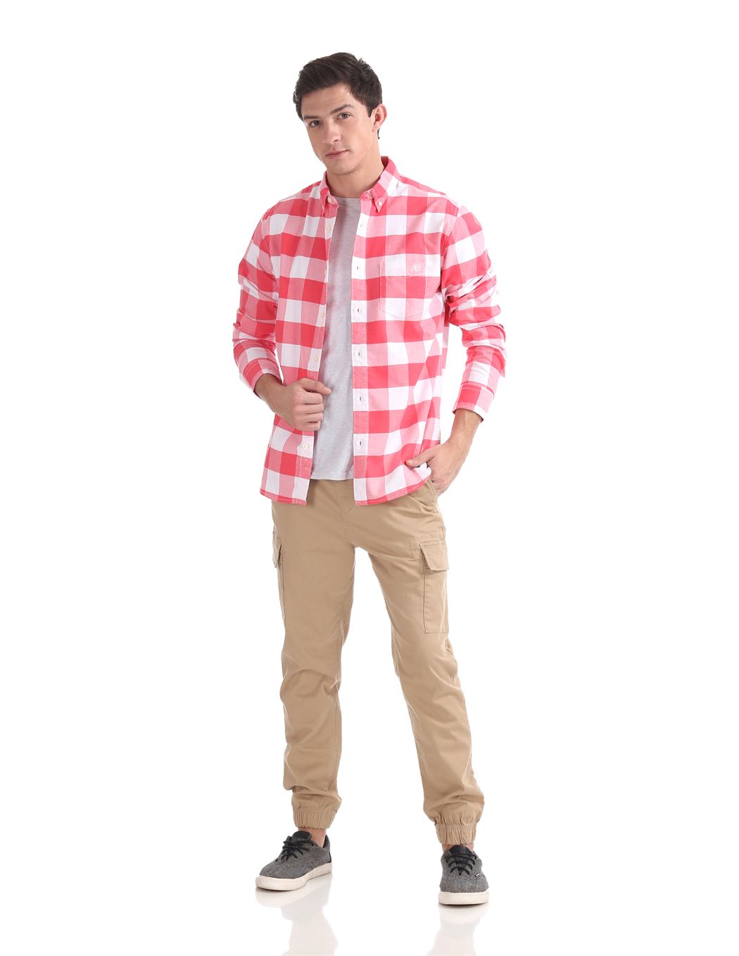 Aeropostale Men Casual Wear Checkered Shirt