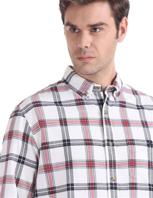 Aeropostale Men Casual Wear Checkered Shirt