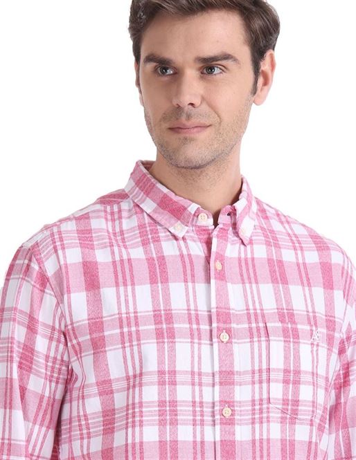 Aeropostale Men Casual Wear Checkered Shirt