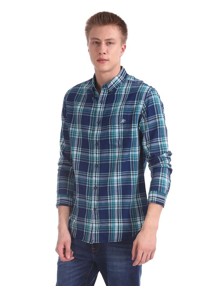 Aeropostale Men Casual Wear Checkered Shirt