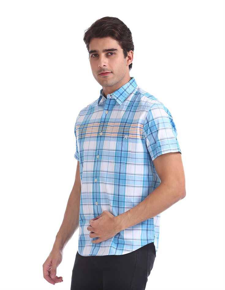 Aeropostale Men Casual Wear Checkered Shirt