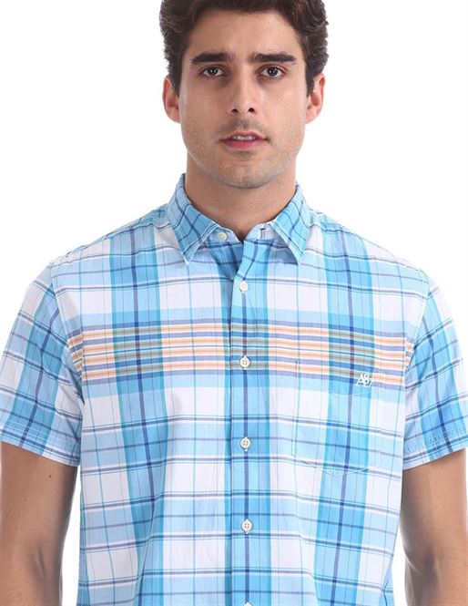 Aeropostale Men Casual Wear Checkered Shirt