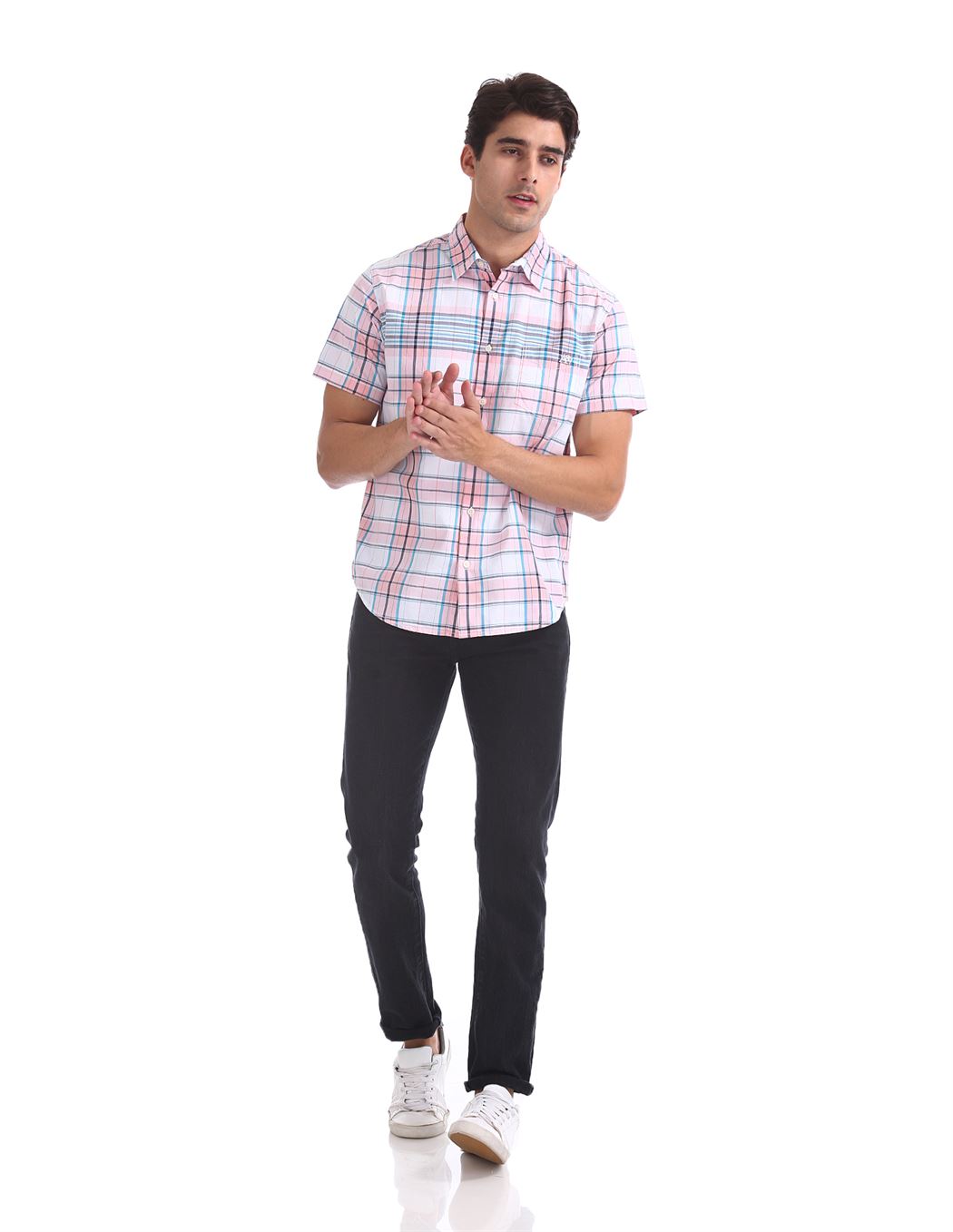 Aeropostale Men Casual Wear Checkered Shirt