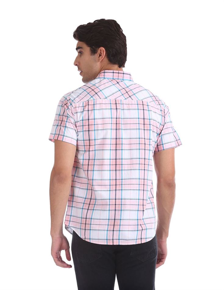 Aeropostale Men Casual Wear Checkered Shirt