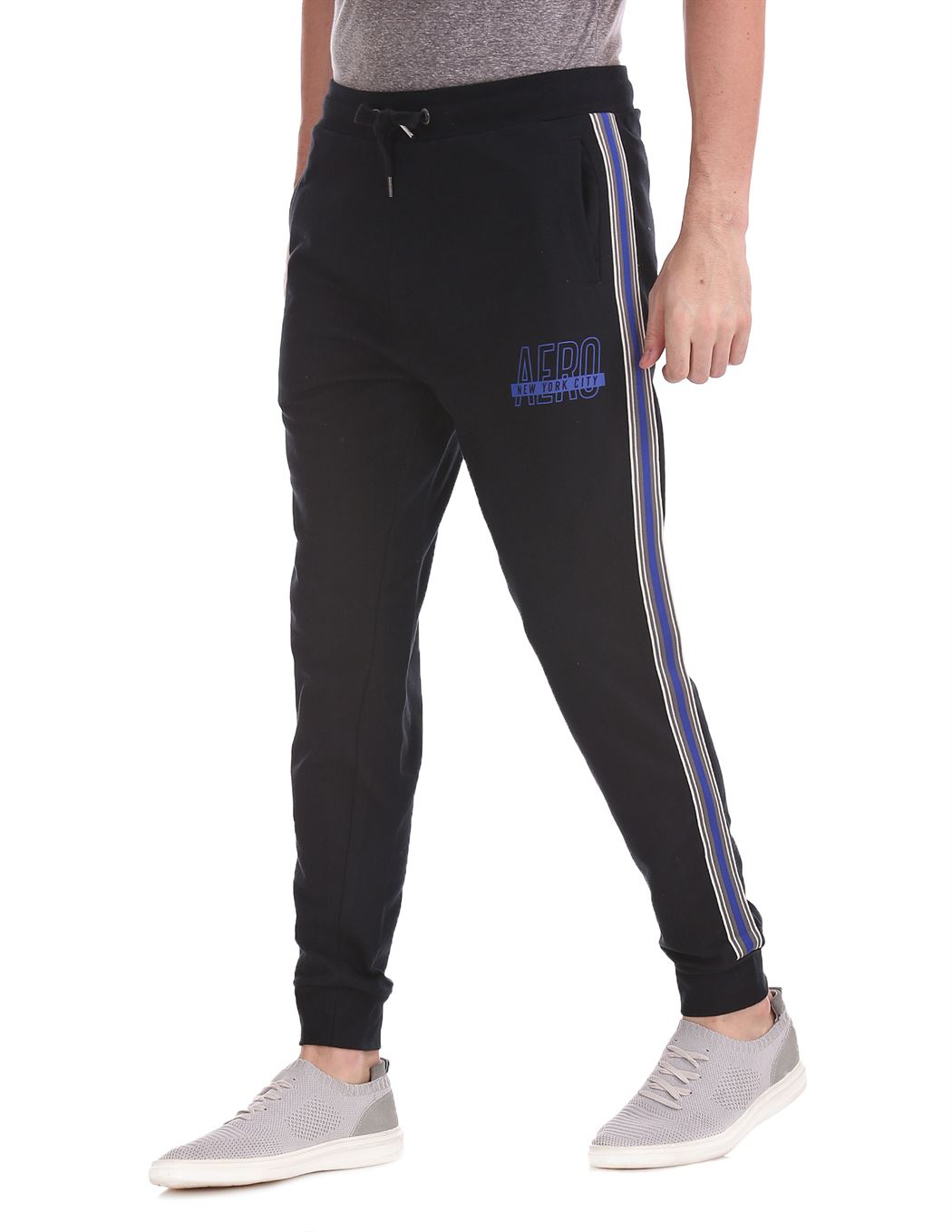 Aeropostale Men Casual Wear Solid Track Pant