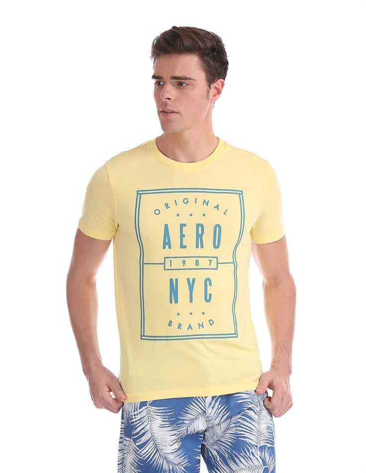 Aeropostale Men Casual Wear Graphic Print T-Shirt