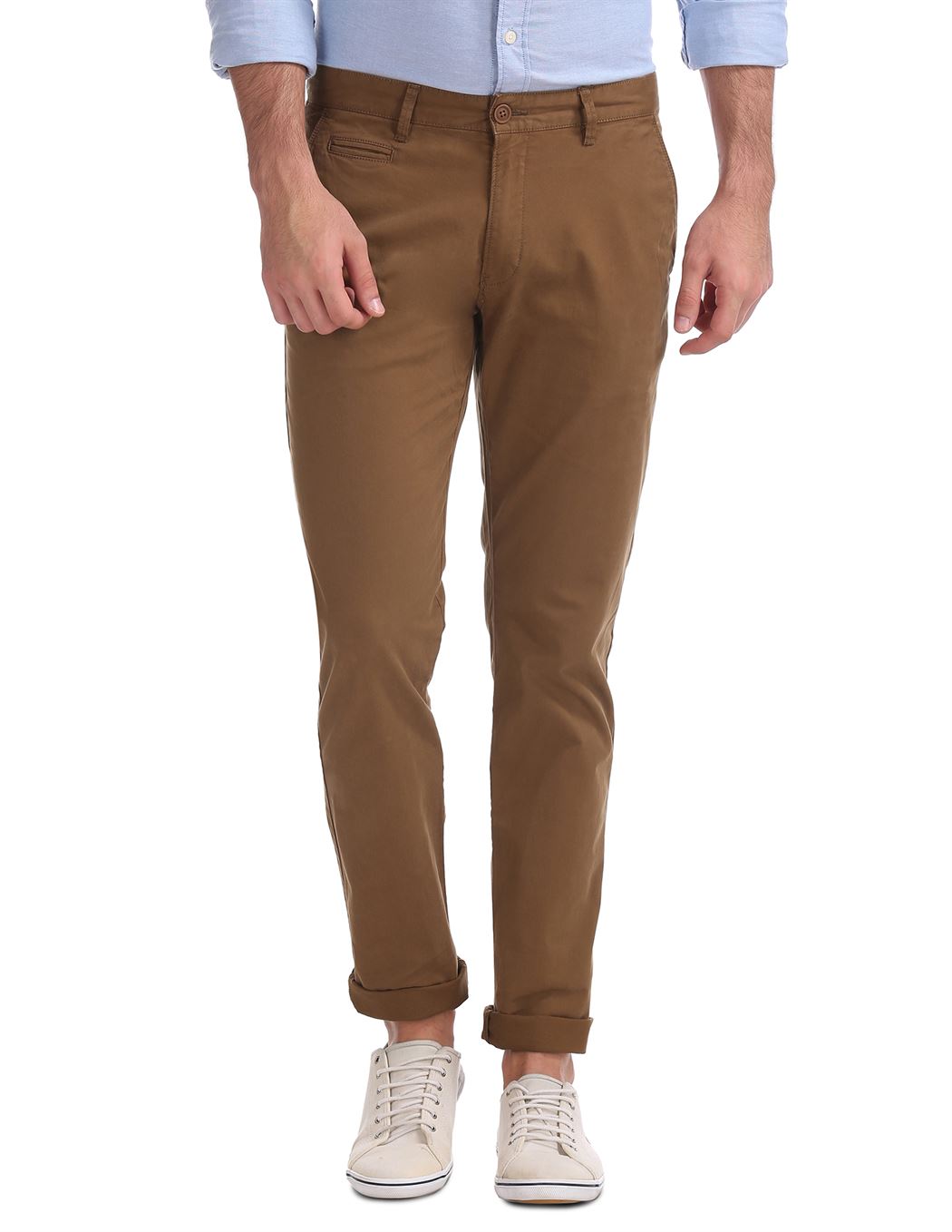 Aeropostale Men Casual Wear Solid Trouser