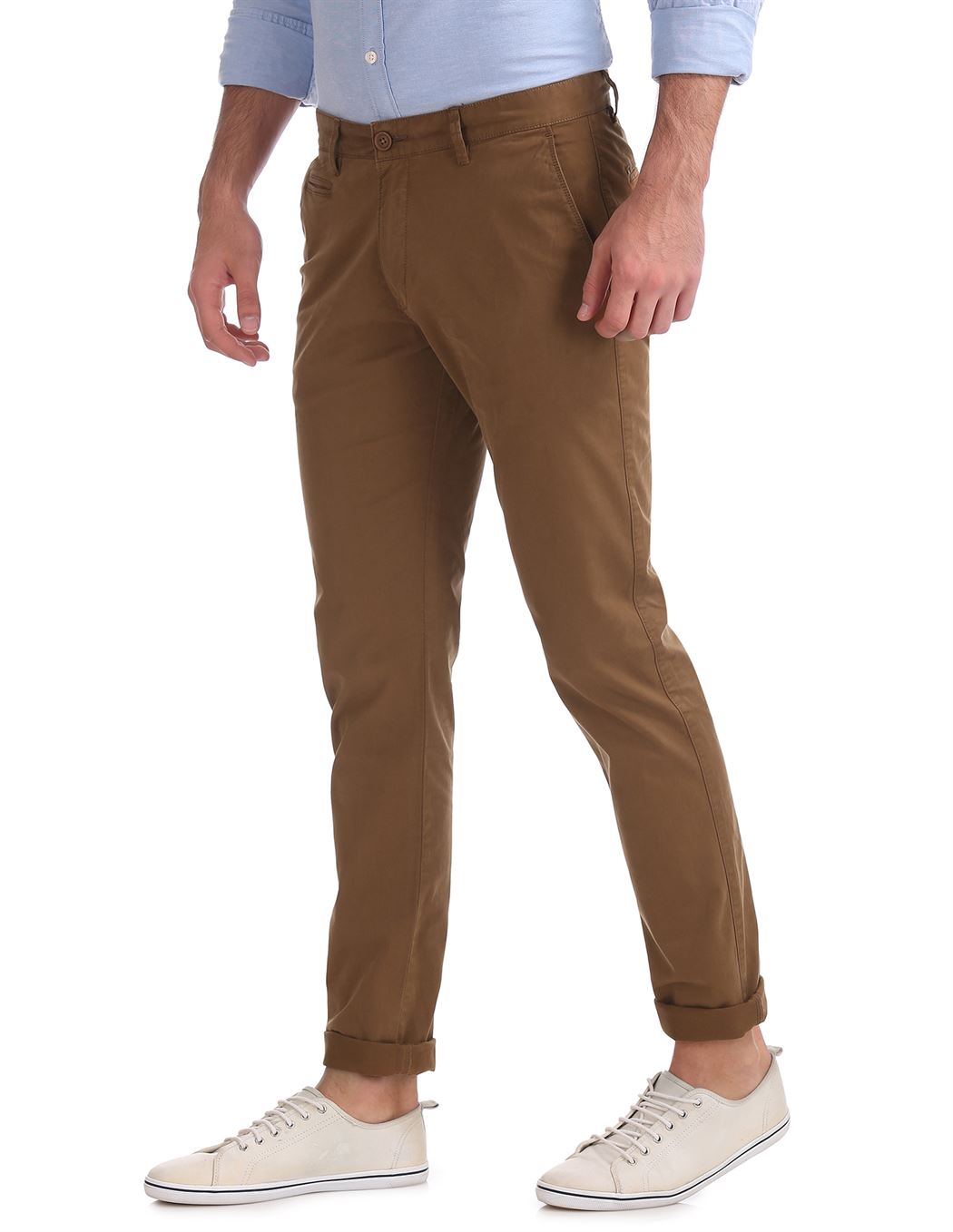 Aeropostale Men Casual Wear Solid Trouser