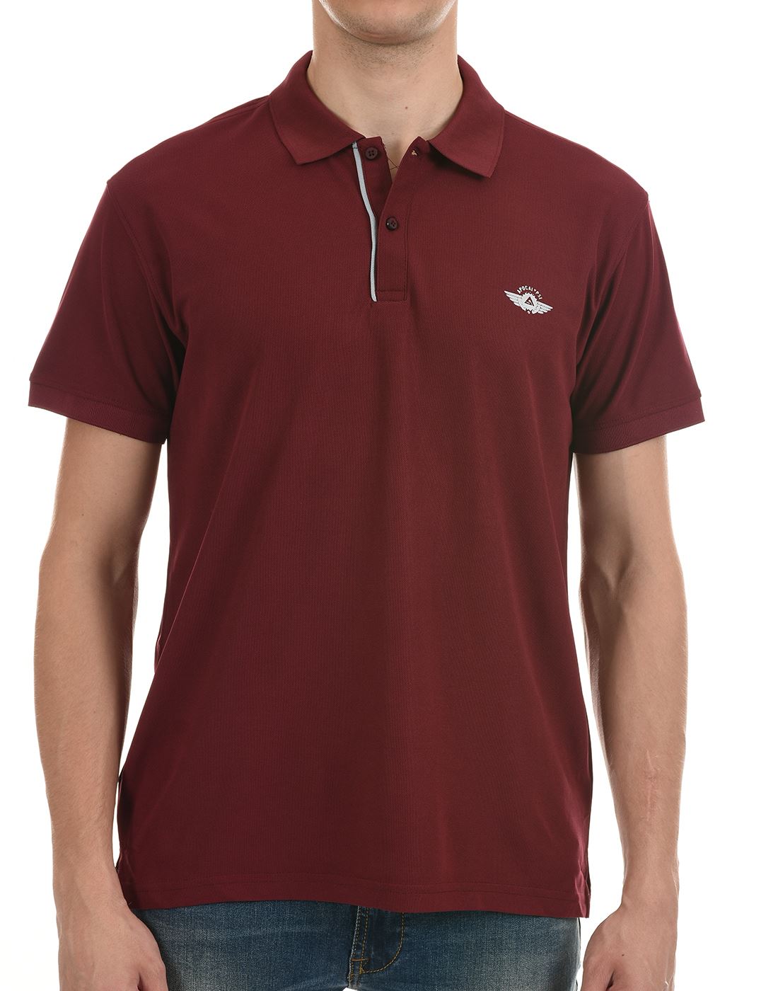 Apocalypse Men Casual Wear Maroon Dri Fit Polo T-Shirt