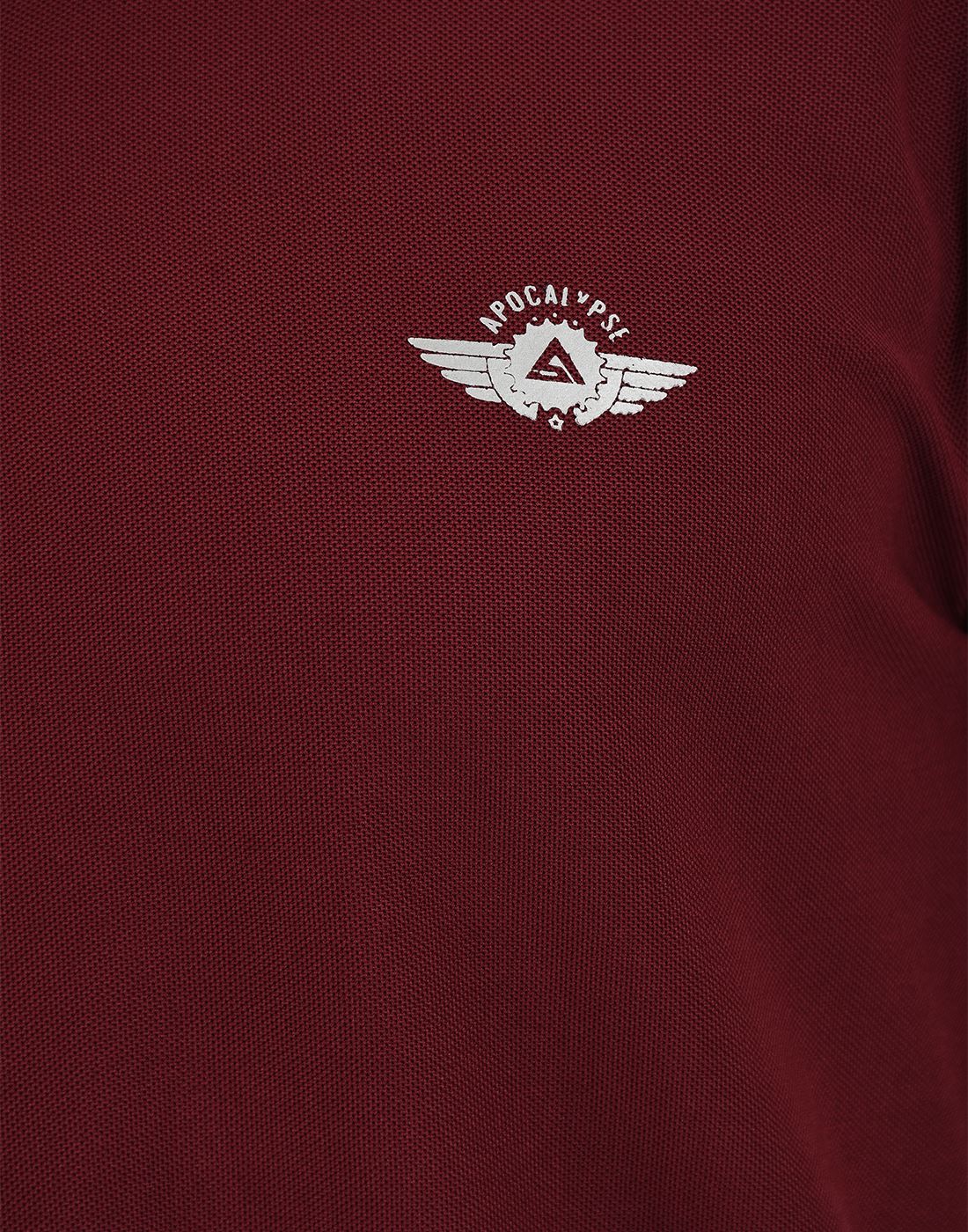 Apocalypse Men Casual Wear Maroon Dri Fit Polo T-Shirt