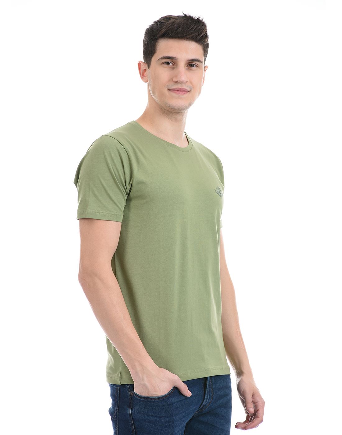 Apocalypse Men Casual Wear Green T-Shirt
