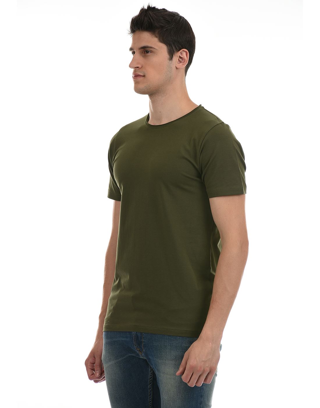 Apocalypse Men Casual Wear Olive Green T-Shirt