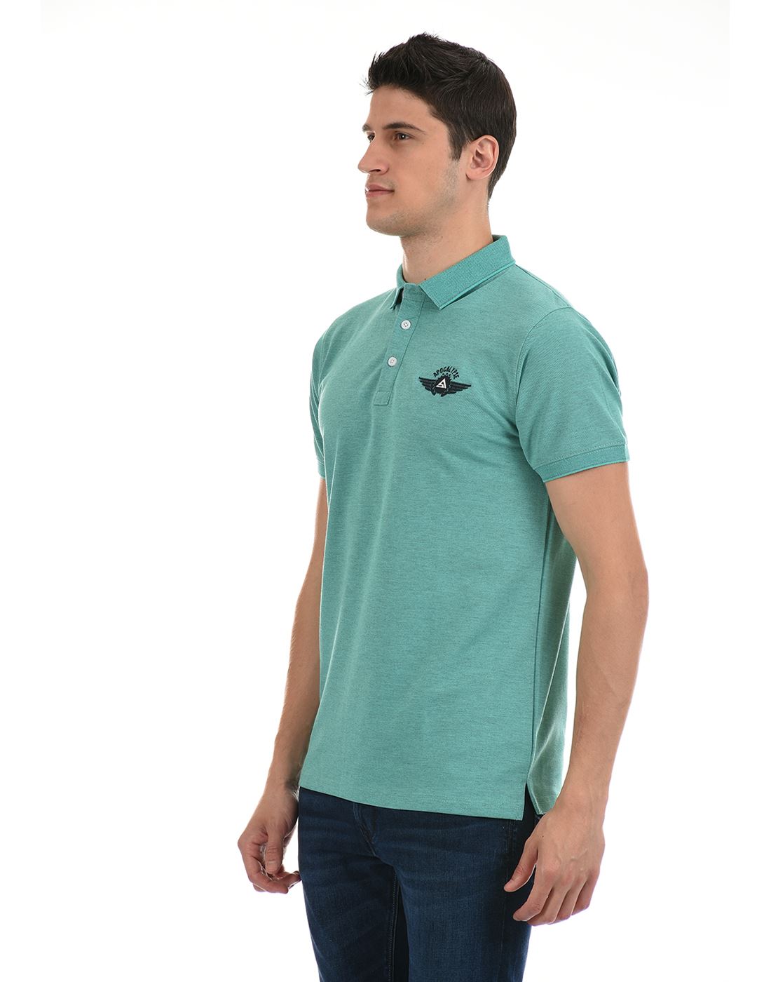 Apocalypse Men Casual Wear Green T-Shirt