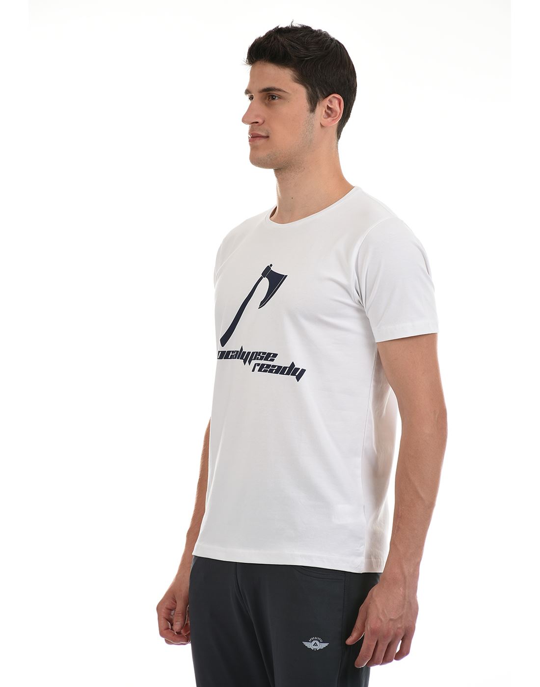 Apocalypse Men Casual Wear White T-Shirt