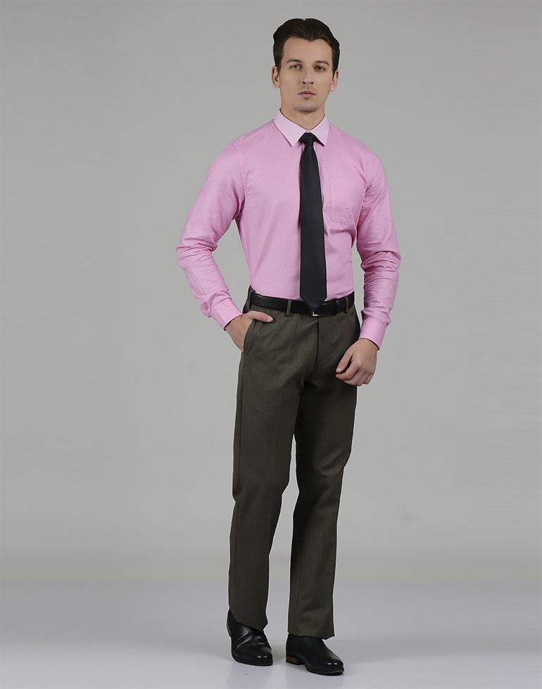 Arrow Men Formal Wear Solid Trouser