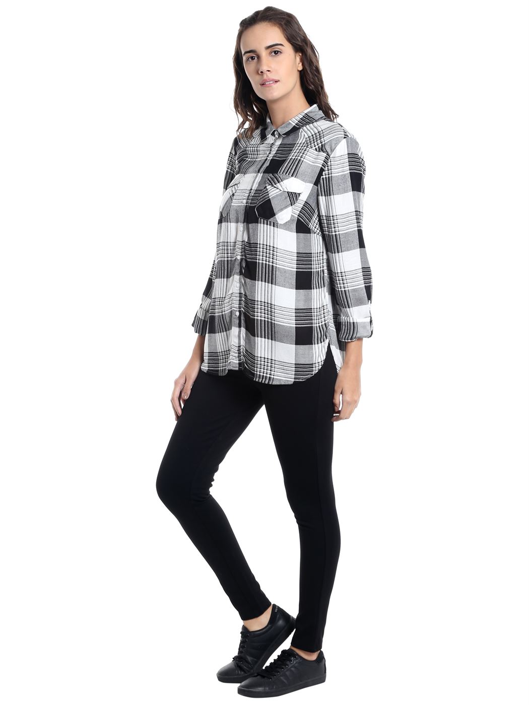 Vero Moda Women Casual Wear Checkered Shirt