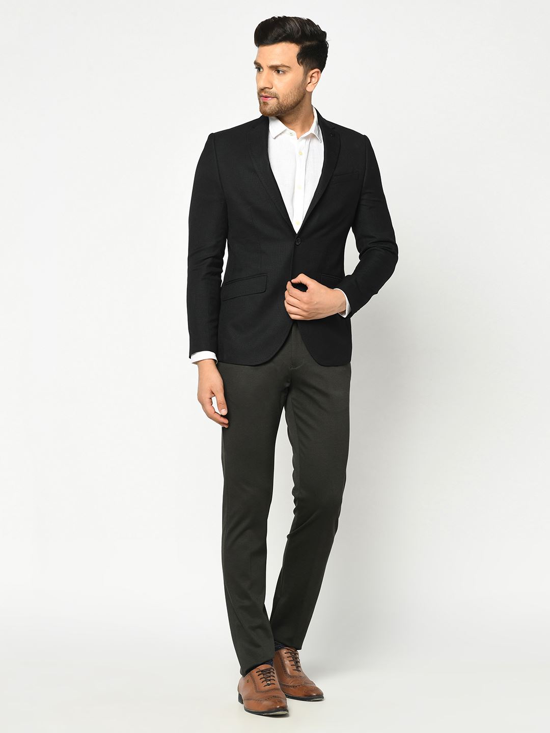 Blackberry Men Formal Wear Black Blazer