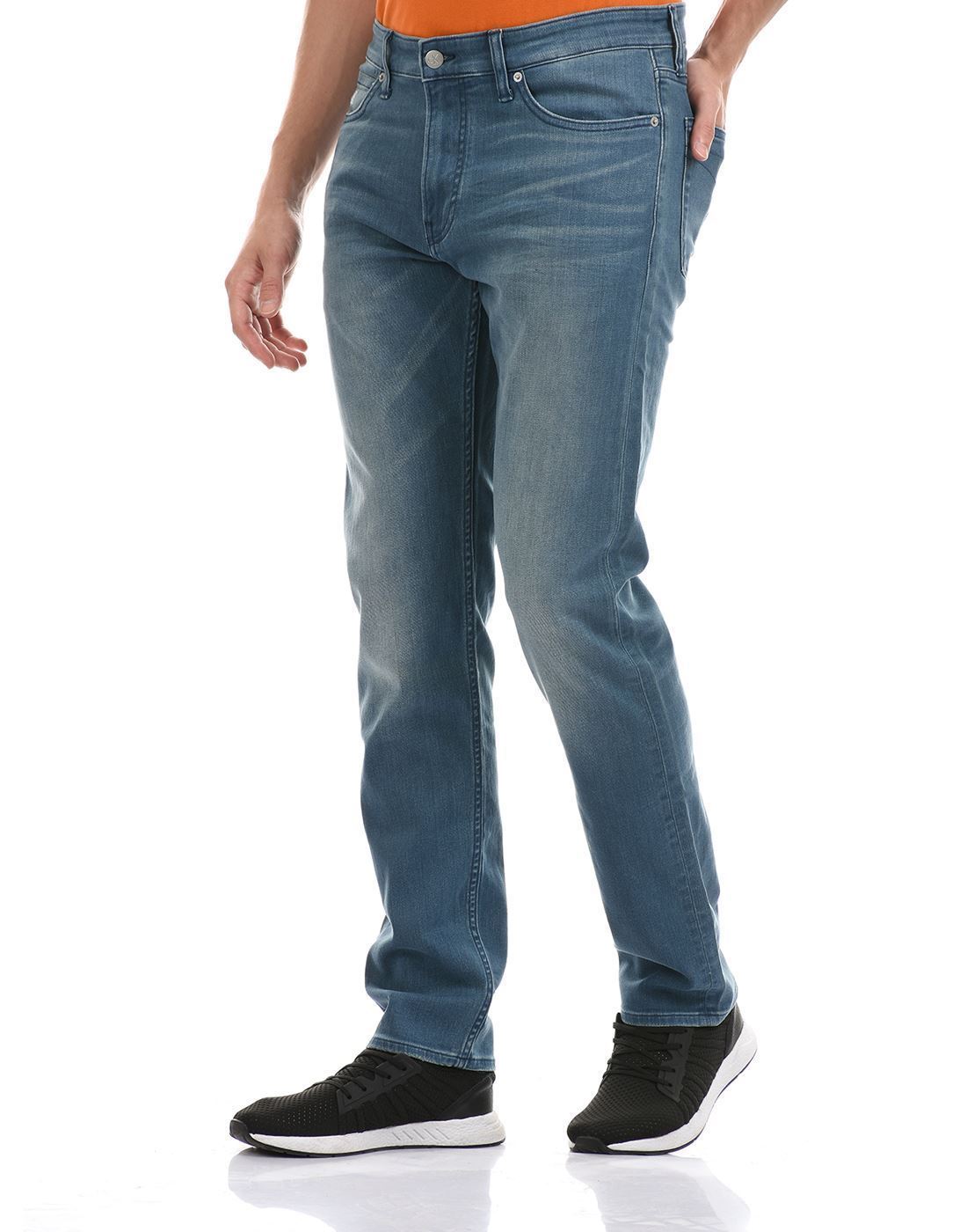 Calvin Klein  Men Casual Wear Blue Jeans
