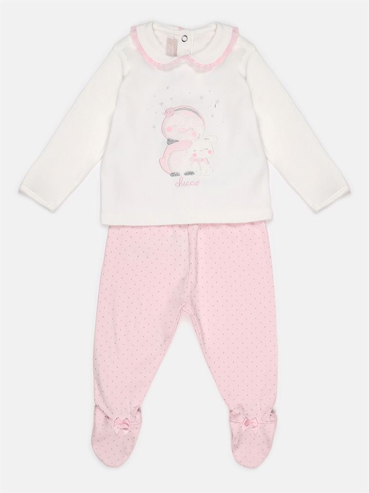 Chicco Girls Pink Casual Wear Set
