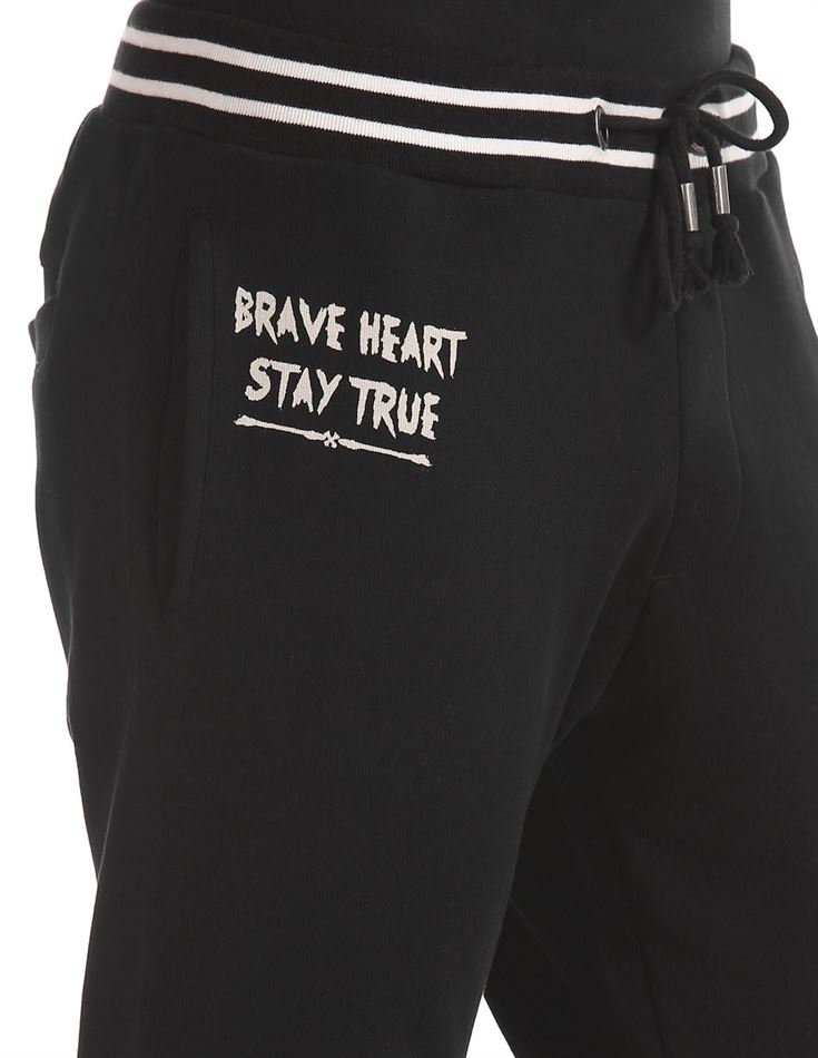 ED HARDY Solid Men Track Pants - Buy BLACK ED HARDY Solid Men Track Pants  Online at Best Prices in India | Flipkart.com