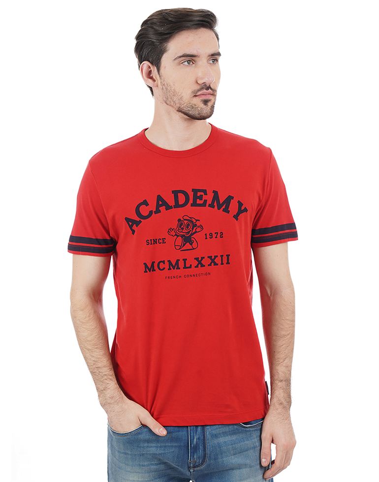 French Connection Men Casual Wear Printed T-Shirt