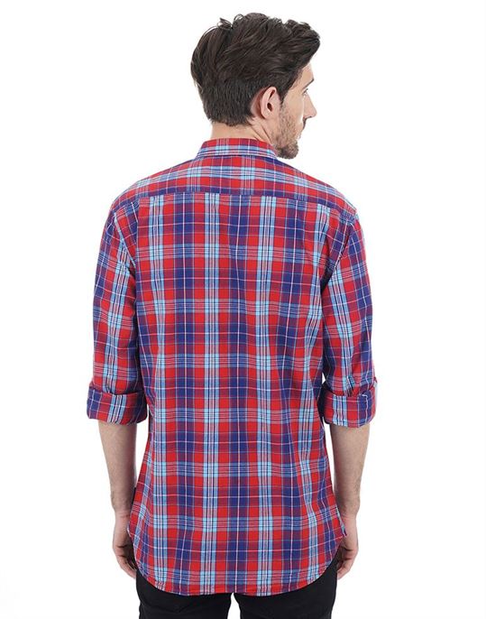 French Connection Men Casual Wear Checkered Shirt