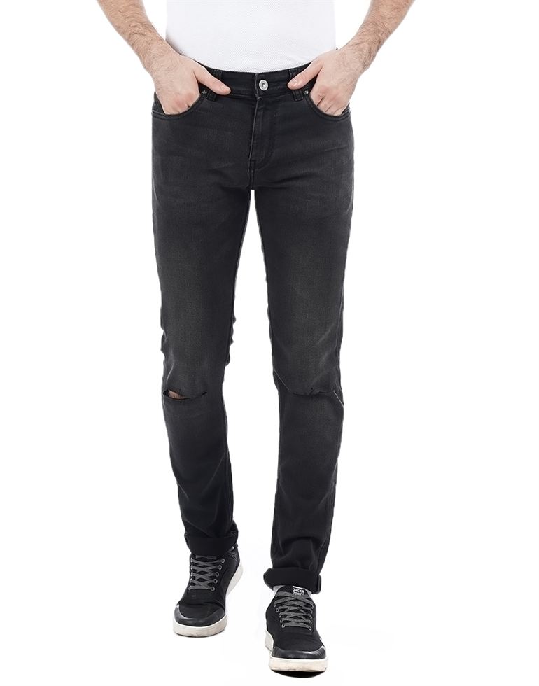 French Connection Men Casual Wear Solid Jean