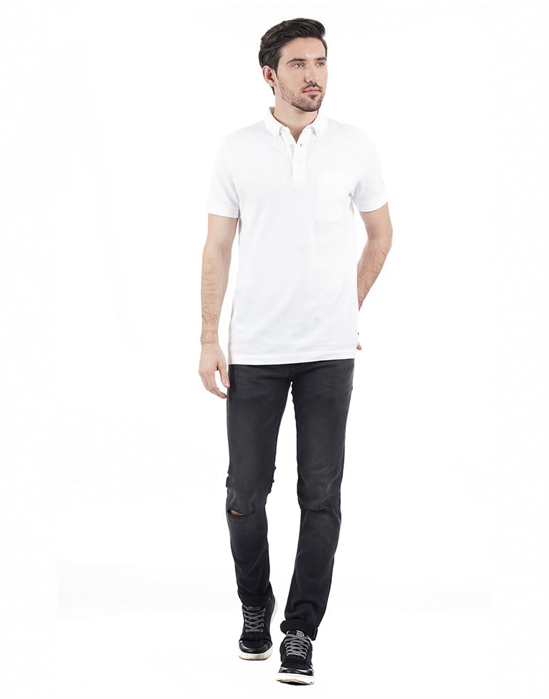 French Connection Men Casual Wear Solid Jean