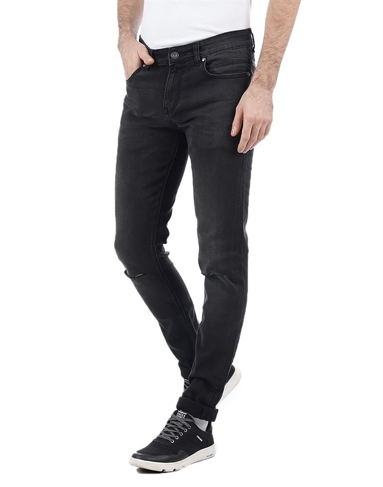 French Connection Men Casual Wear Solid Jean