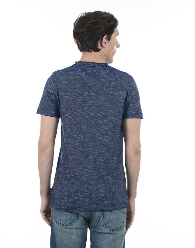 French Connection Men Casual Wear Striped T-Shirt