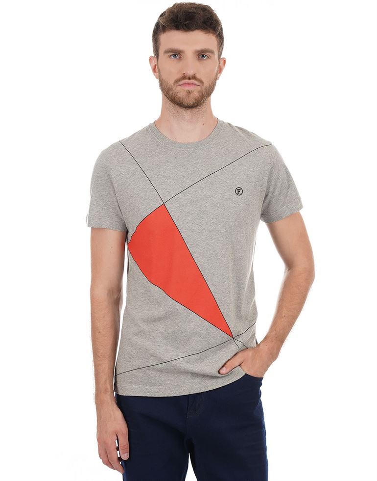 French Connection Men Casual Wear Solid T-Shirt