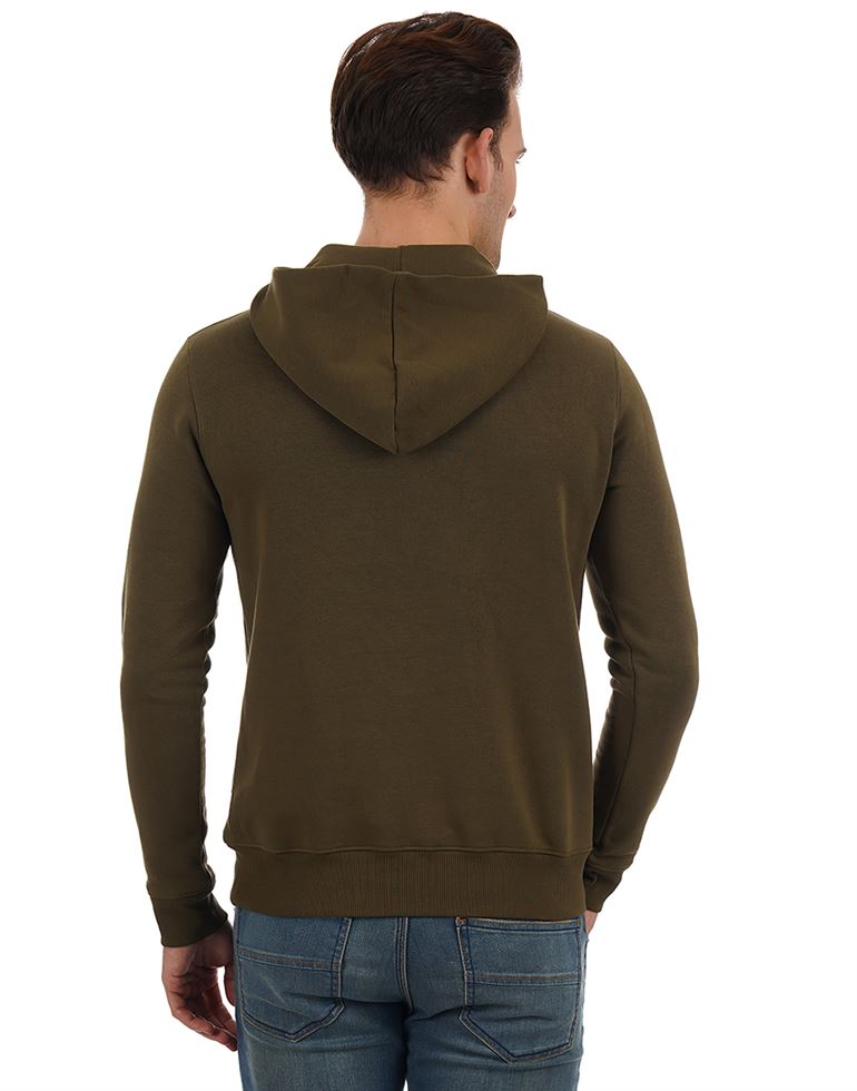 French Connection Casual Wear Solid Men Sweatshirt