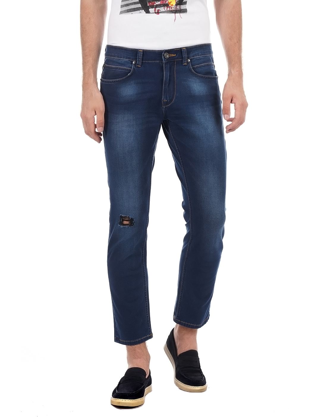 French Connection Men Casual Wear Solid Jeans