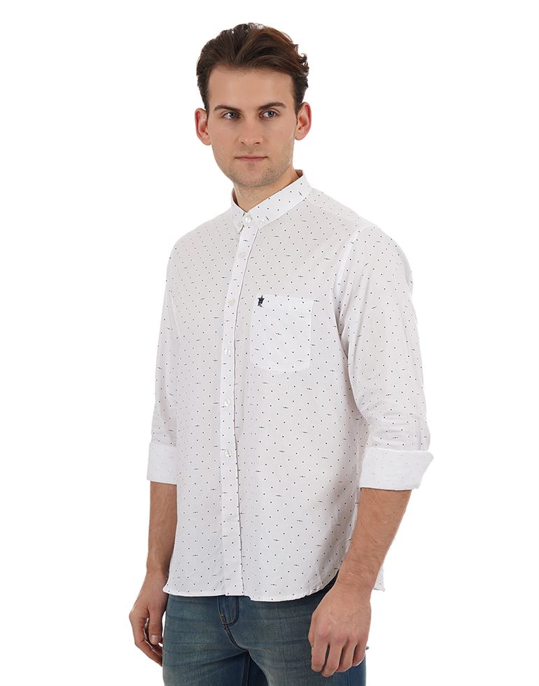 French Connection Casual Wear Printed Men Shirt